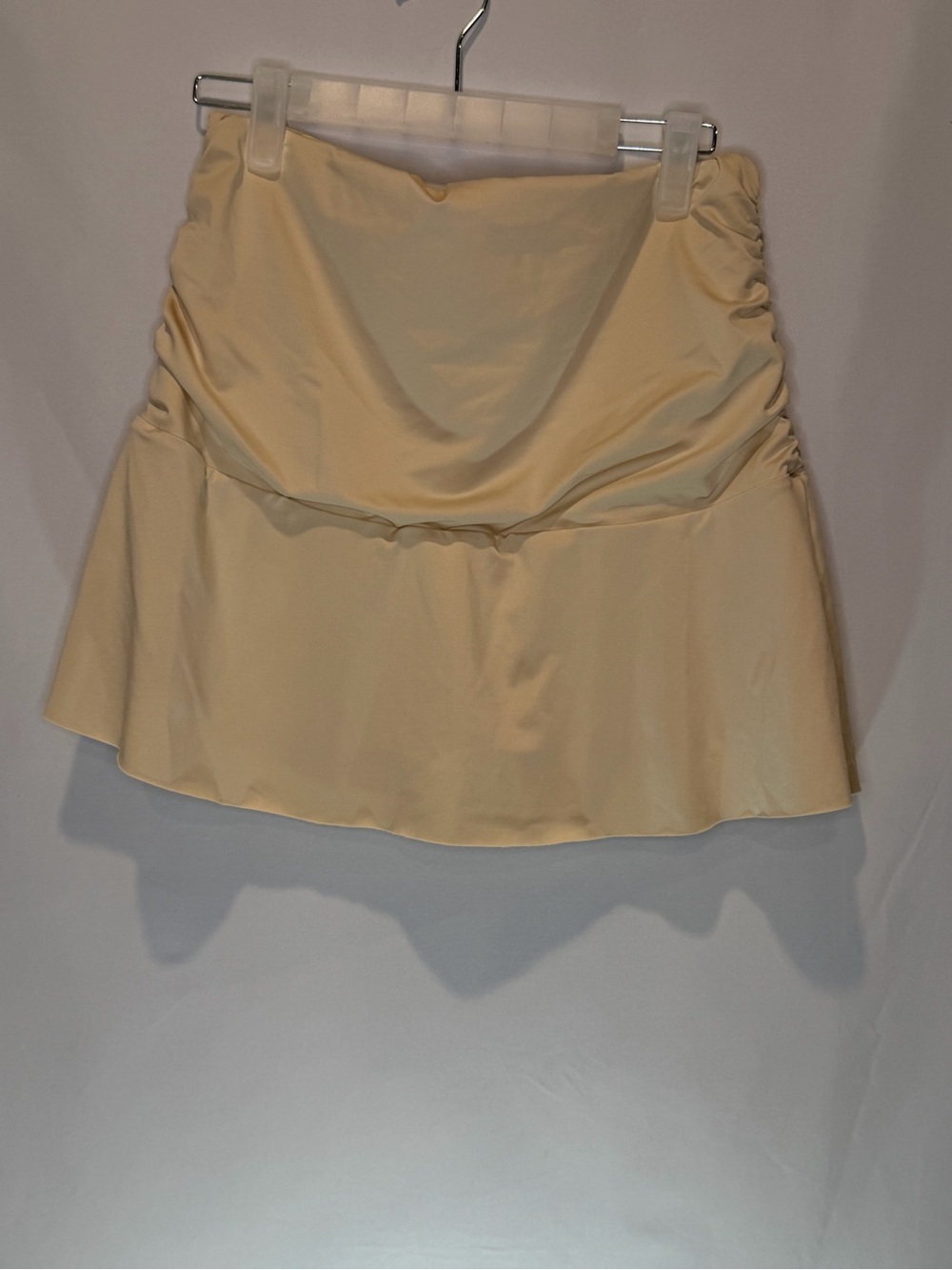 Mini Ruffle Skirt in Cream